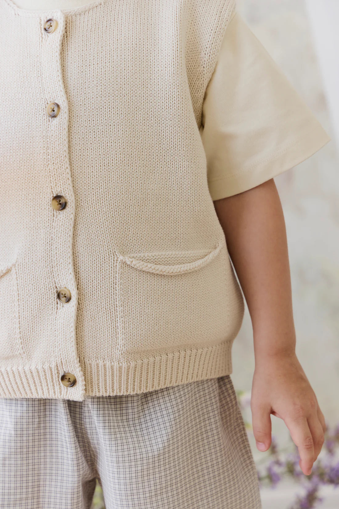 Flynn Vest - Vanilla | Jamie Kay