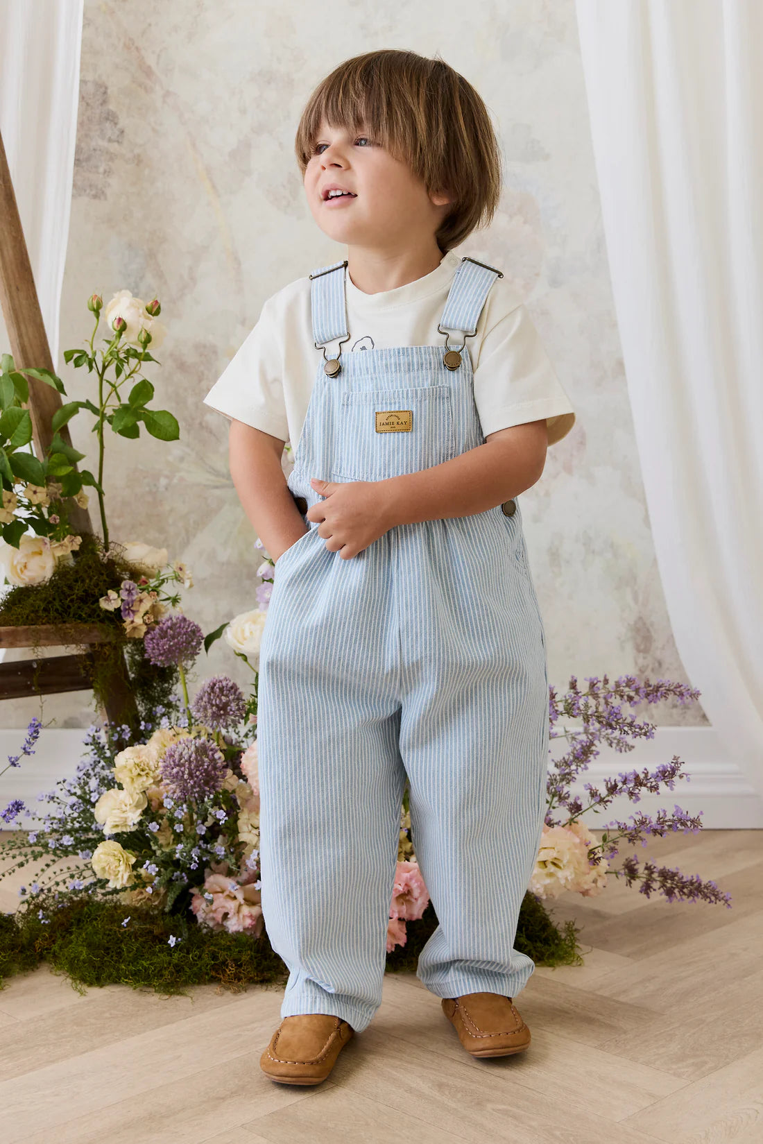 Cecil Overall - Sunday Stripe | Jamie Kay
