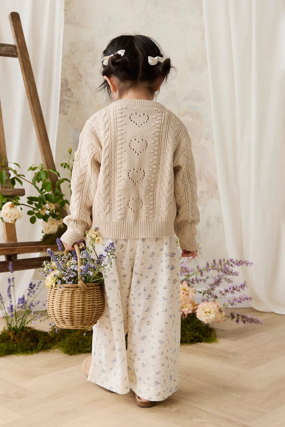 Josephine Cardigan - Light Oatmeal Marle | Jamie Kay