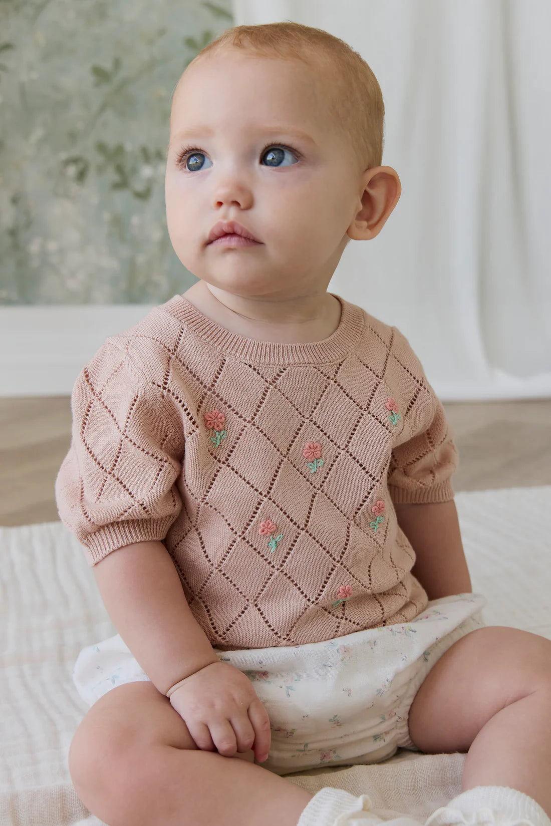 Alexandra Top - Rose Mist Alexandra Flower | Jamie Kay