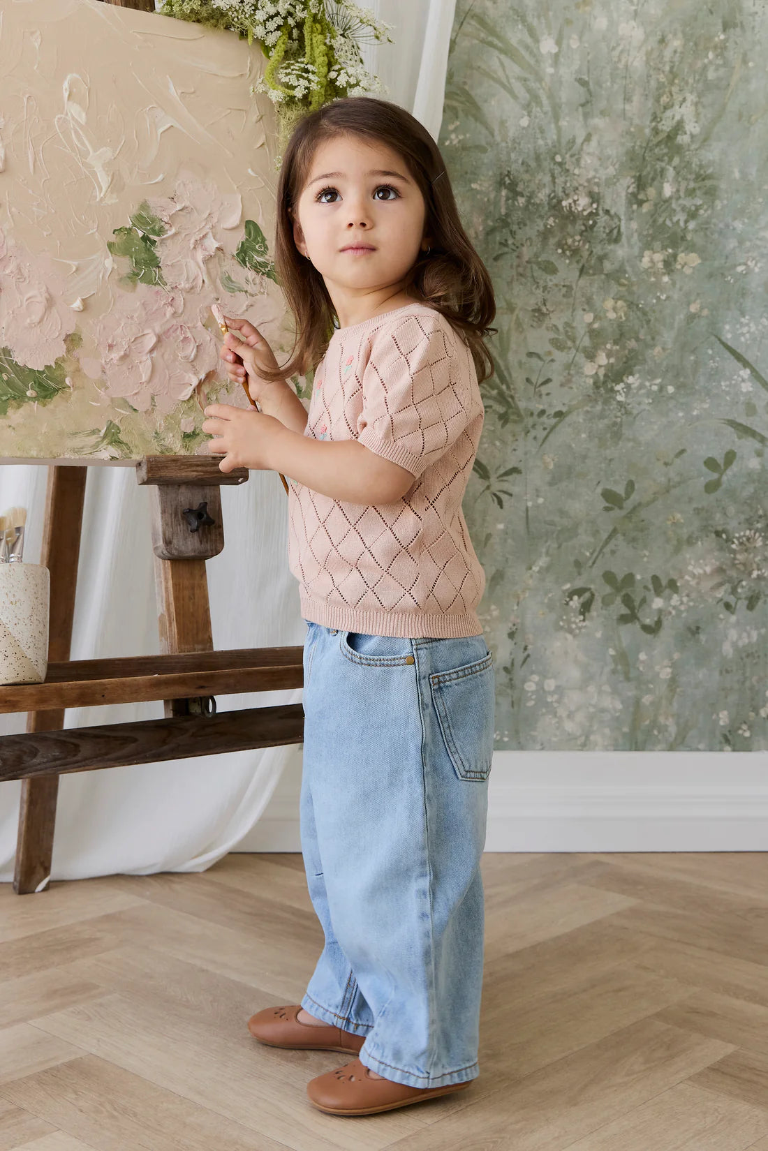 Alexandra Top - Rose Mist Alexandra Flower | Jamie Kay