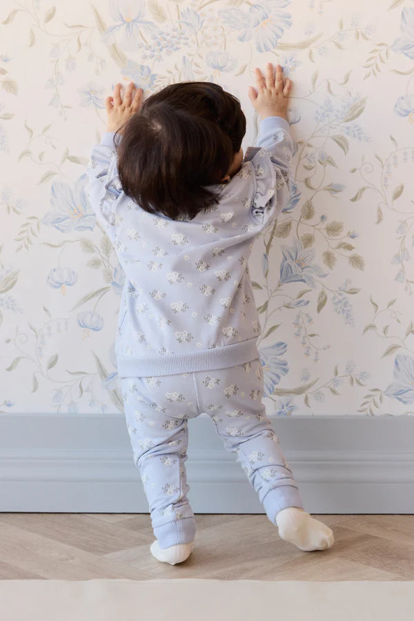 Organic Cotton Maple Sweatshirt - Rose Floral Smoke | Jamie Kay