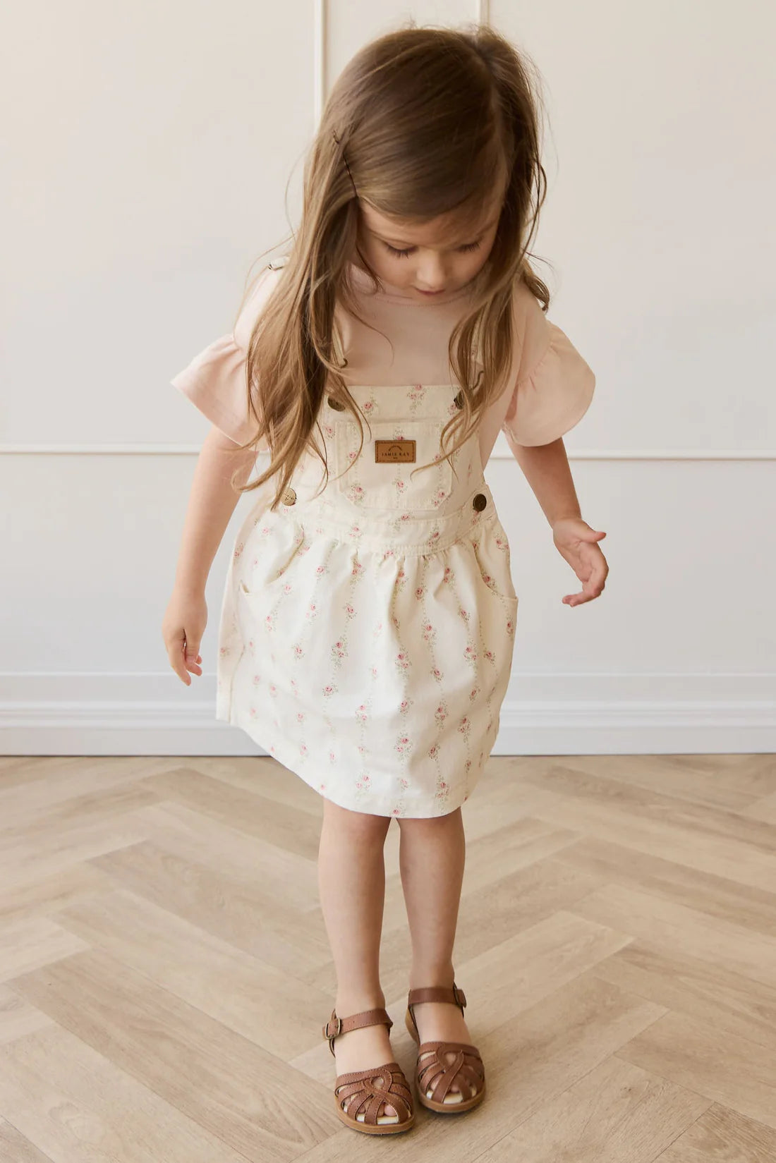 Norah Overall Dress - Rose Trail | Jamie Kay