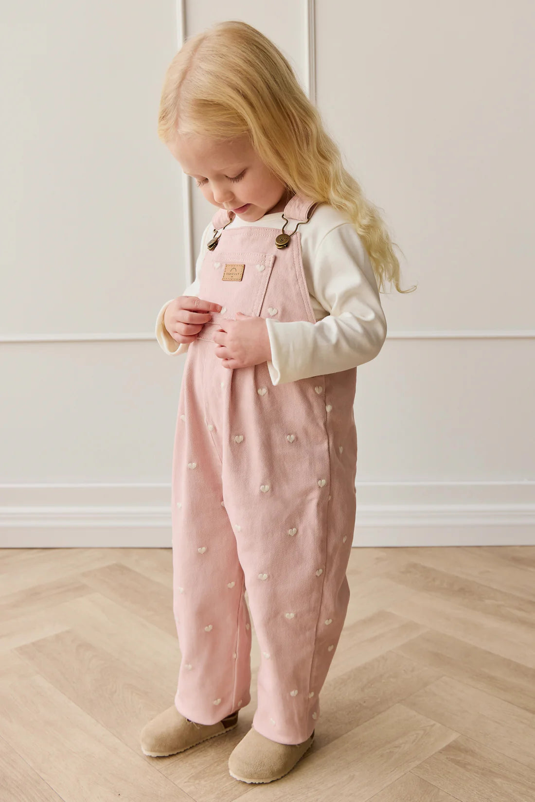 Blair Overall - Petite Heart Peach | Jamie Kay