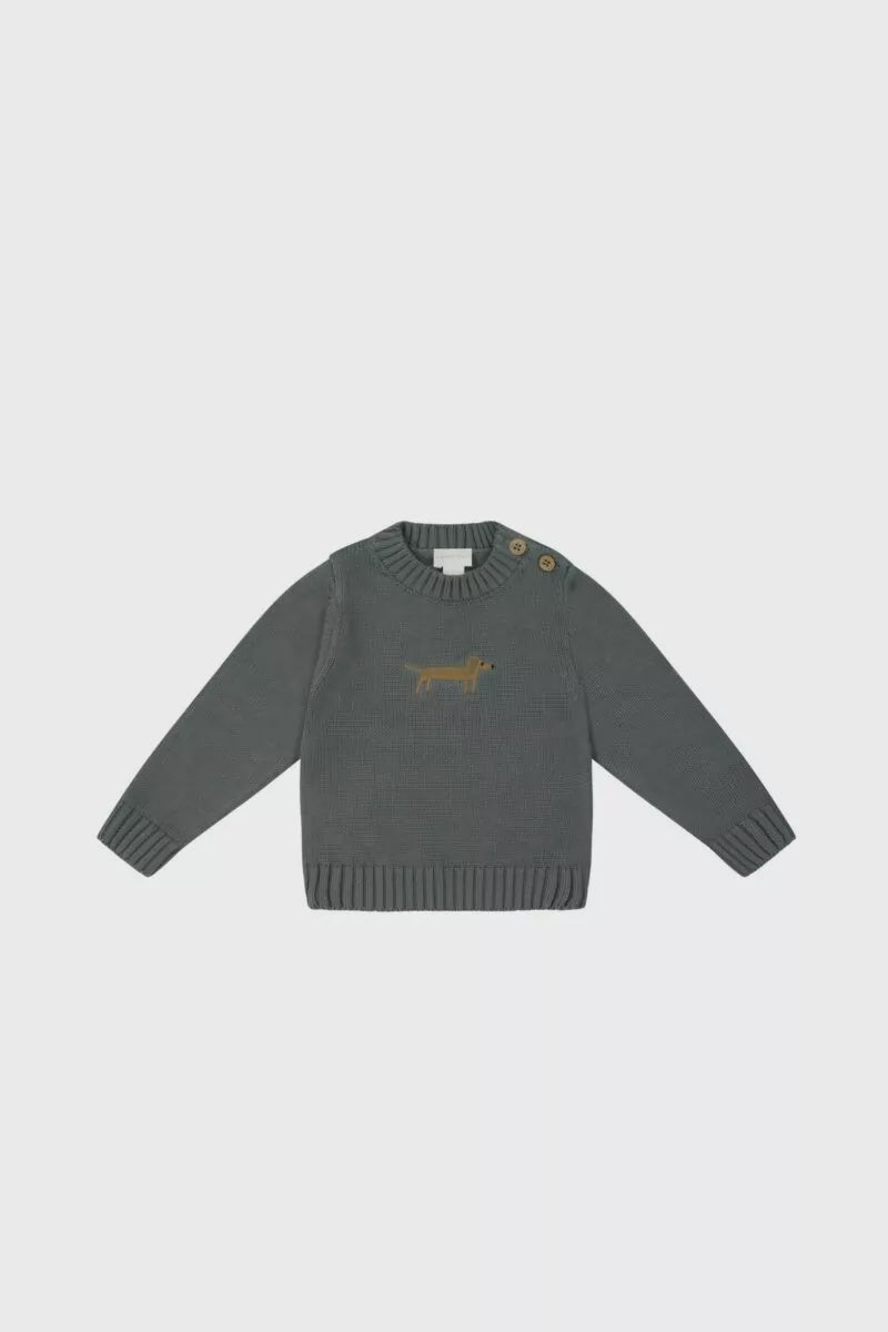 Basil Jumper - Lava | Jamie Kay