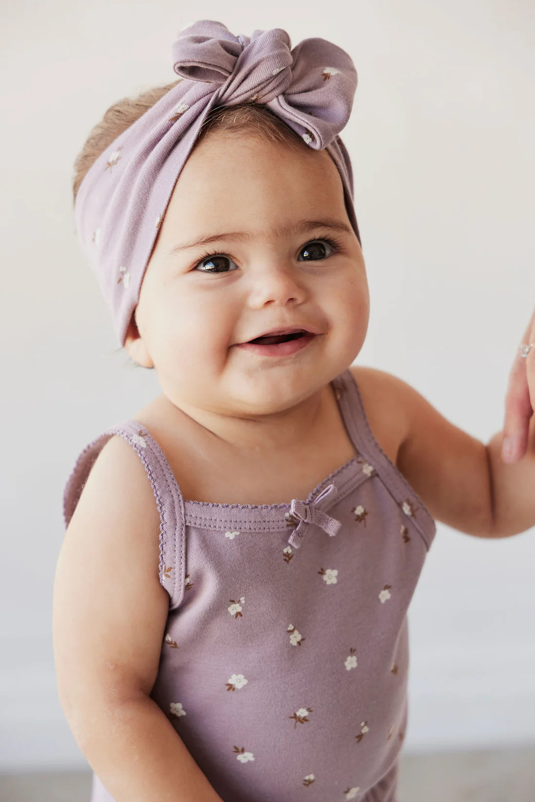 Organic Cotton Headband - Goldie Quail | Jamie Kay