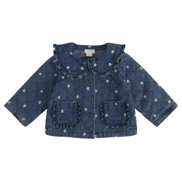 Amandine Jacket - Josie Floral Denim | Jamie Kay
