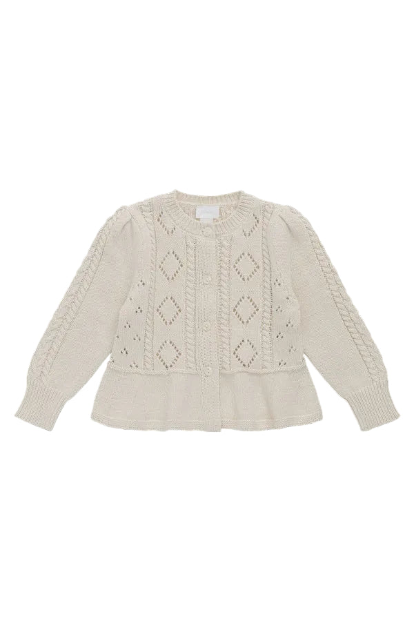 Annabelle Cardigan - Vanilla | Jamie Kay