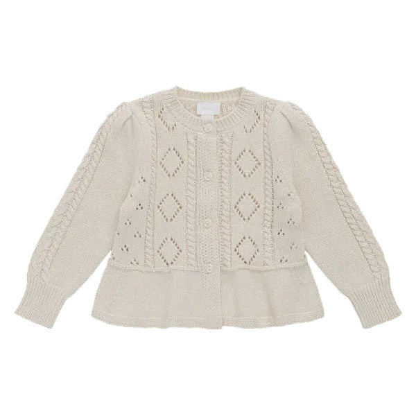 Annabelle Cardigan - Vanilla | Jamie Kay