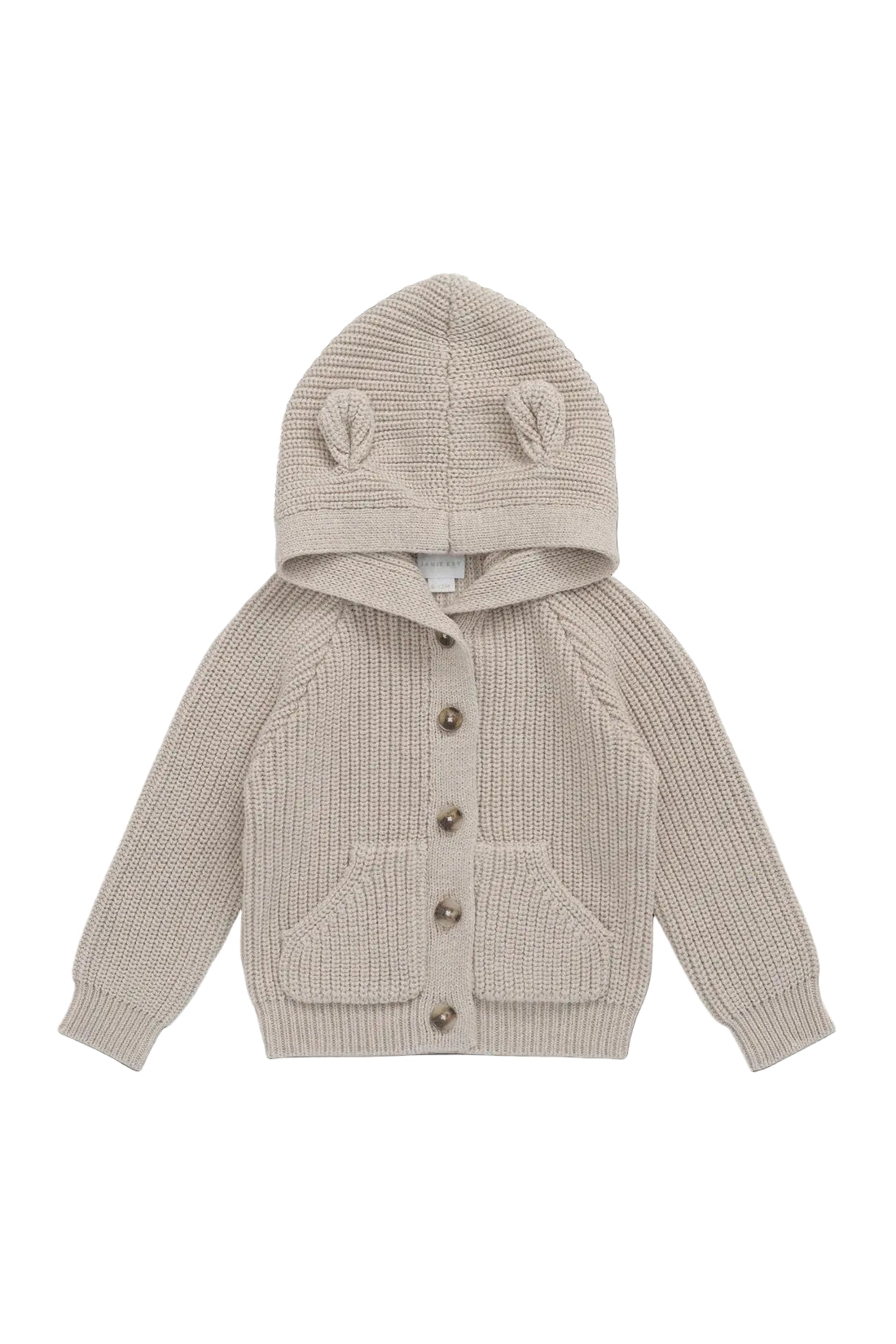 Bear Cardigan - Oatmeal Marle | Jamie Kay