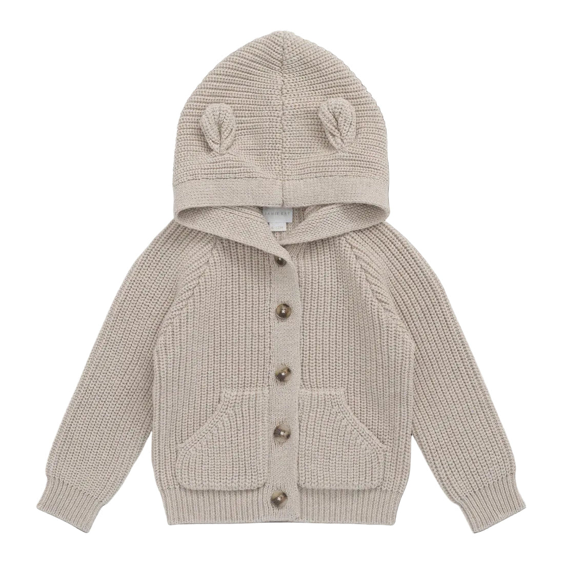 Bear Cardigan - Oatmeal Marle | Jamie Kay