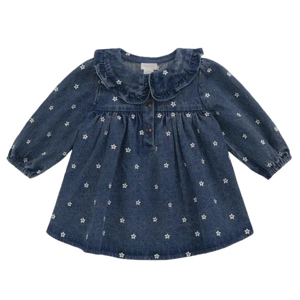 Ira Dress - Josie Floral Denim | Jamie Kay