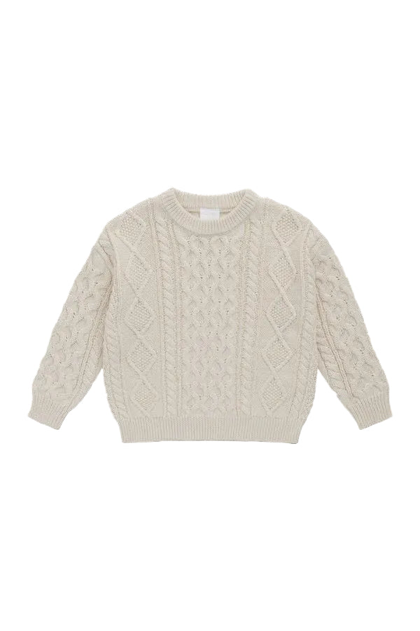 Sawyer Knit Jumper - Vanilla | Jamie Kay