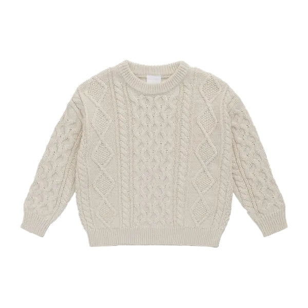 Sawyer Knit Jumper - Vanilla | Jamie Kay