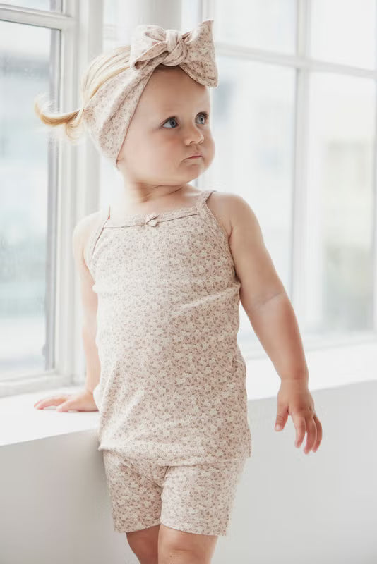 Organic Cotton Singlet - Rosalie Fields | Jamie Kay