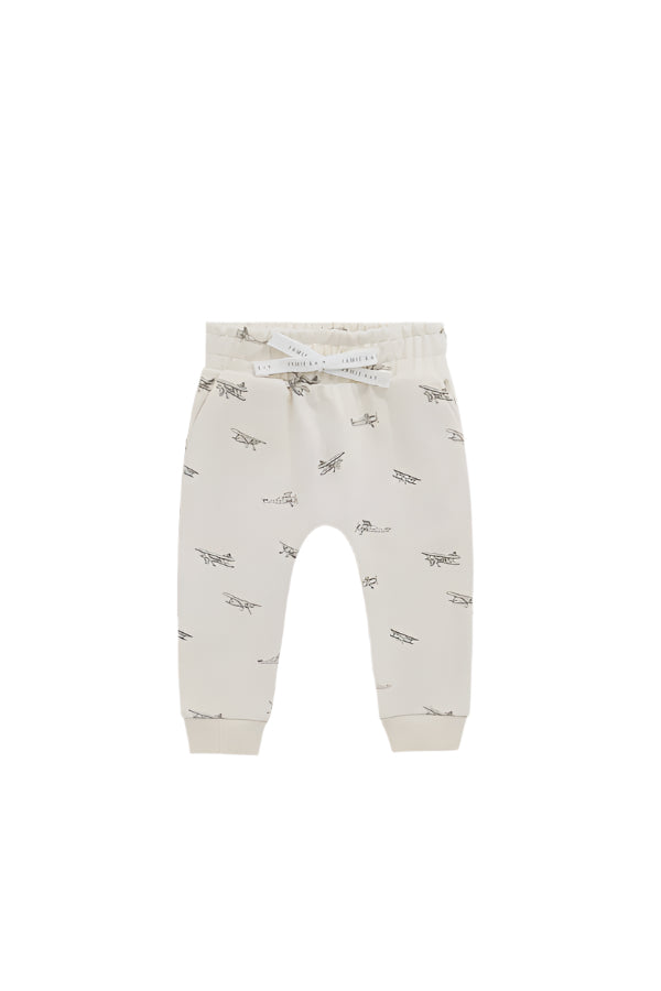 Organic Cotton Morgan Track Pant - Avion Oat | Jamie Kay