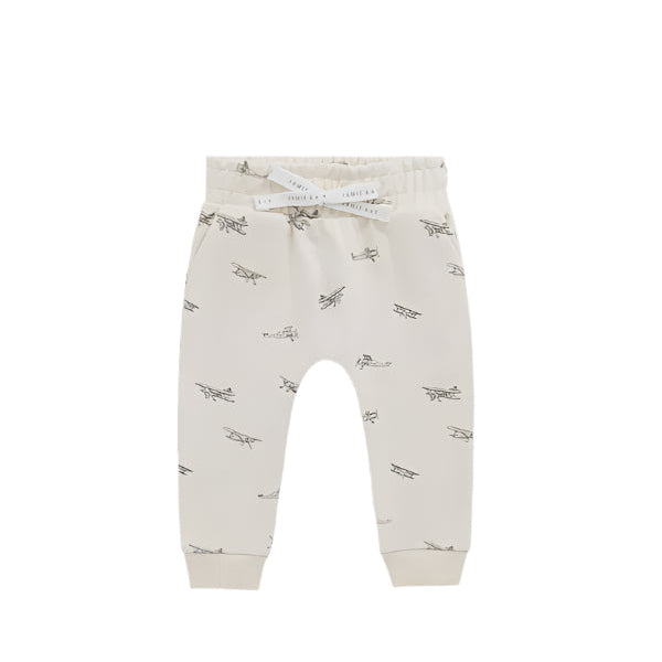 Organic Cotton Morgan Track Pant - Avion Oat | Jamie Kay
