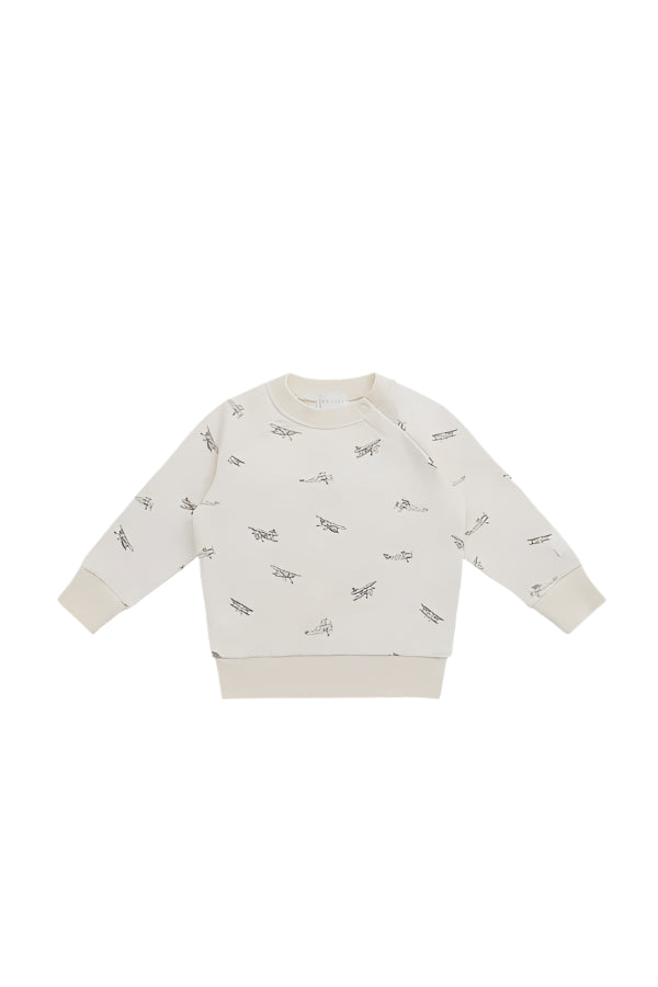Organic Cotton Tao Sweatshirt - Avion Oat | Jamie Kay
