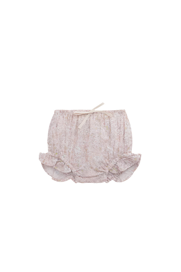 Organic Cotton Voile Frill Bloomer - Chloe Mauve | Jamie Kay