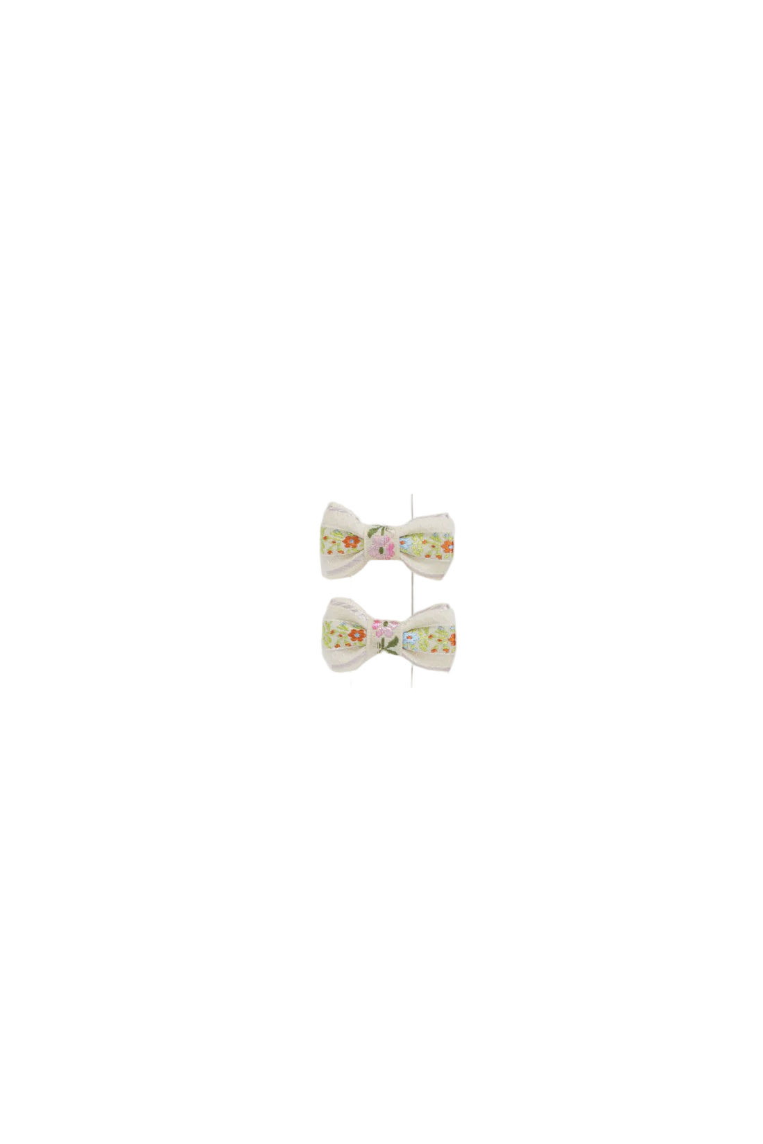 Julia Hair Clip Set - Pink Floral