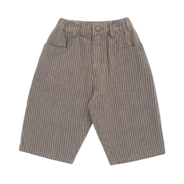 Abel Pant - Mini Pinstripe Cassava / Iroko | Jamie Kay