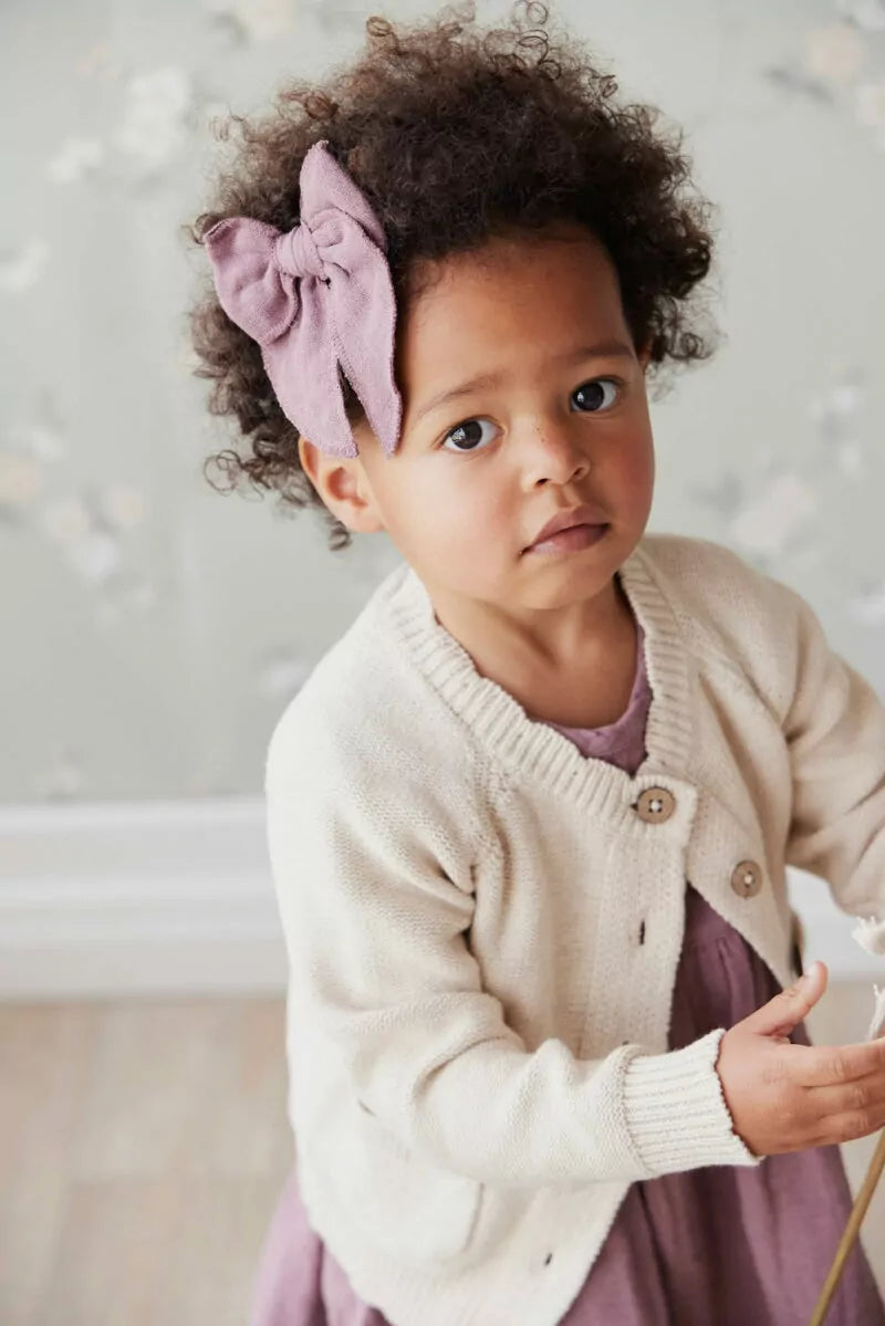 Zoe Cardigan - Light Oatmeal Marle | Jamie Kay