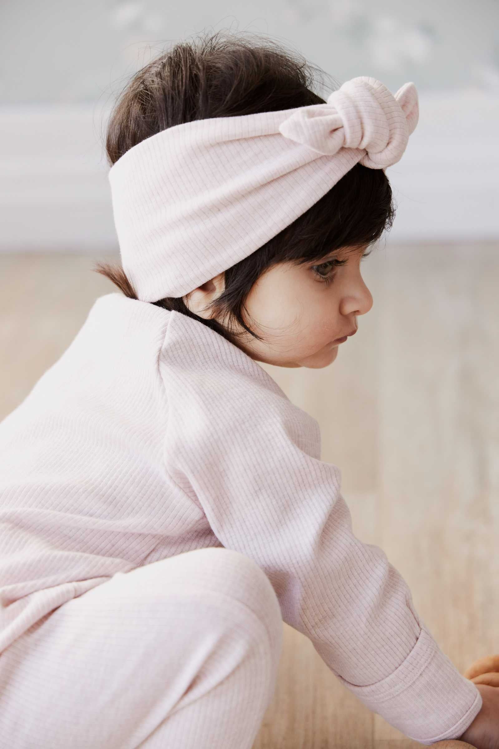 Organic Cotton Fine Rib Melanie Onesie - Luna Marle | Jamie Kay