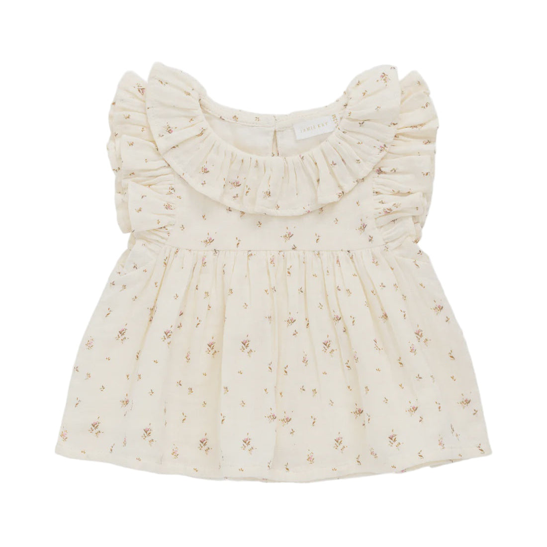 Organic Cotton Muslin Banks Blouse - Dina Antique | Jamie Kay
