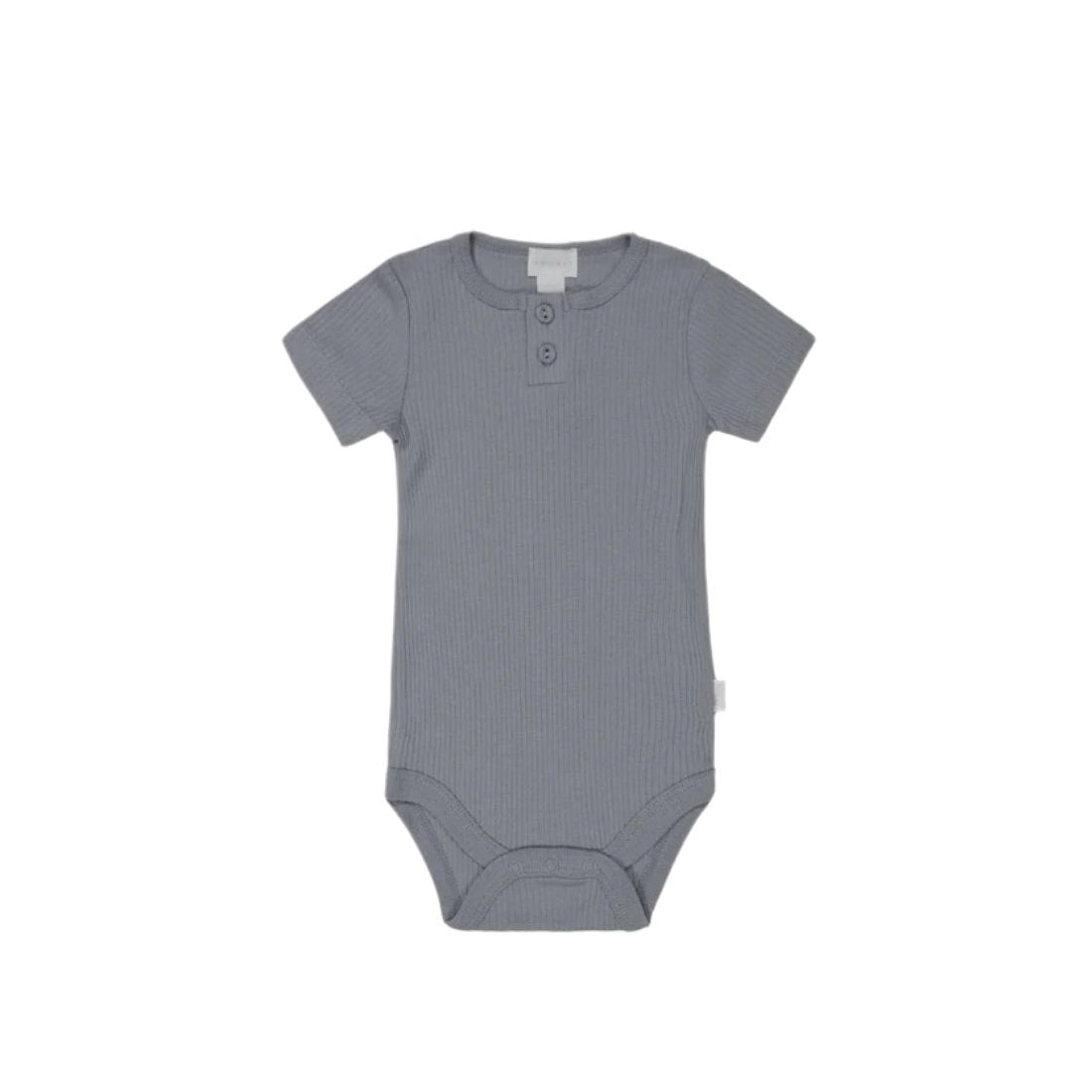 Organic Cotton Modal Darcy Rib Tee Bodysuit - Finch | Jamie Kay