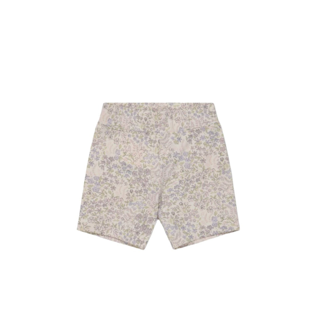 Organic Cotton Everyday Bike Short - April Floral Mauve | Jamie Kay
