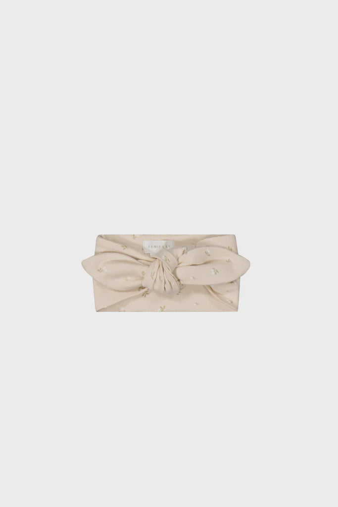Organic Cotton Headband - Elenore Pink Tint | Jamie Kay