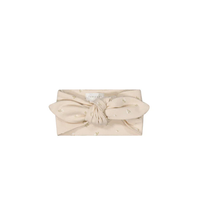 Organic Cotton Headband - Elenore Pink Tint | Jamie Kay
