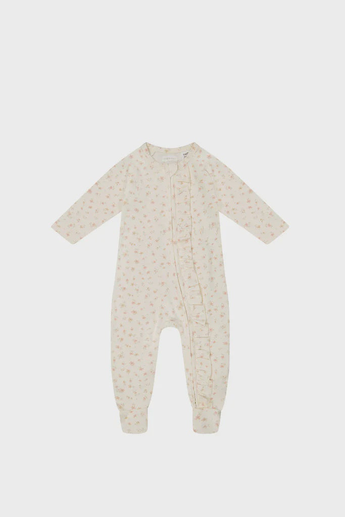 Organic Cotton Melanie Onesie - Goldie Egret | Jamie Kay