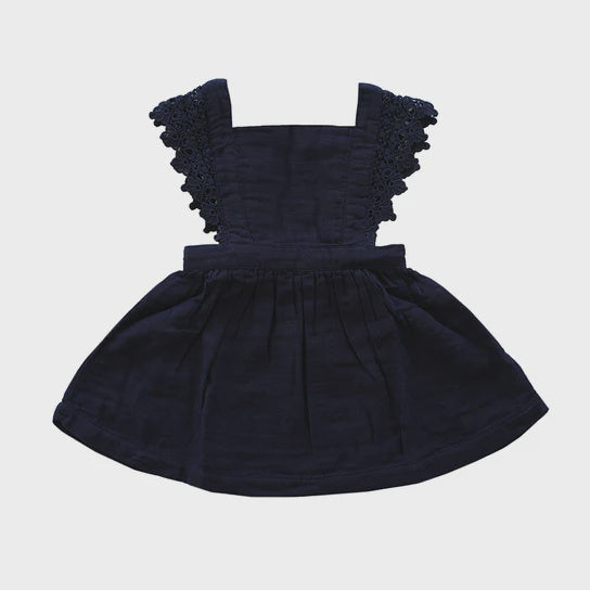 Cotton Muslin Aimee Dress - Peacock | Jamie Kay