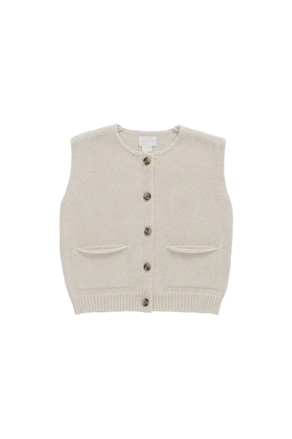 Flynn Vest - Vanilla | Jamie Kay