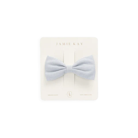 Organic Cotton Desiree Bow - Petite Check | Jamie Kay