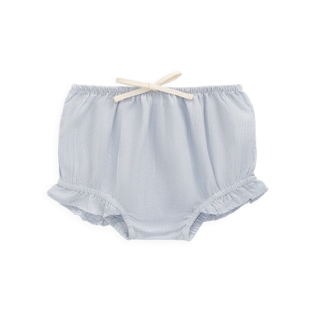 Organic Cotton Frill Bloomer - Petite Check | Jamie Kay