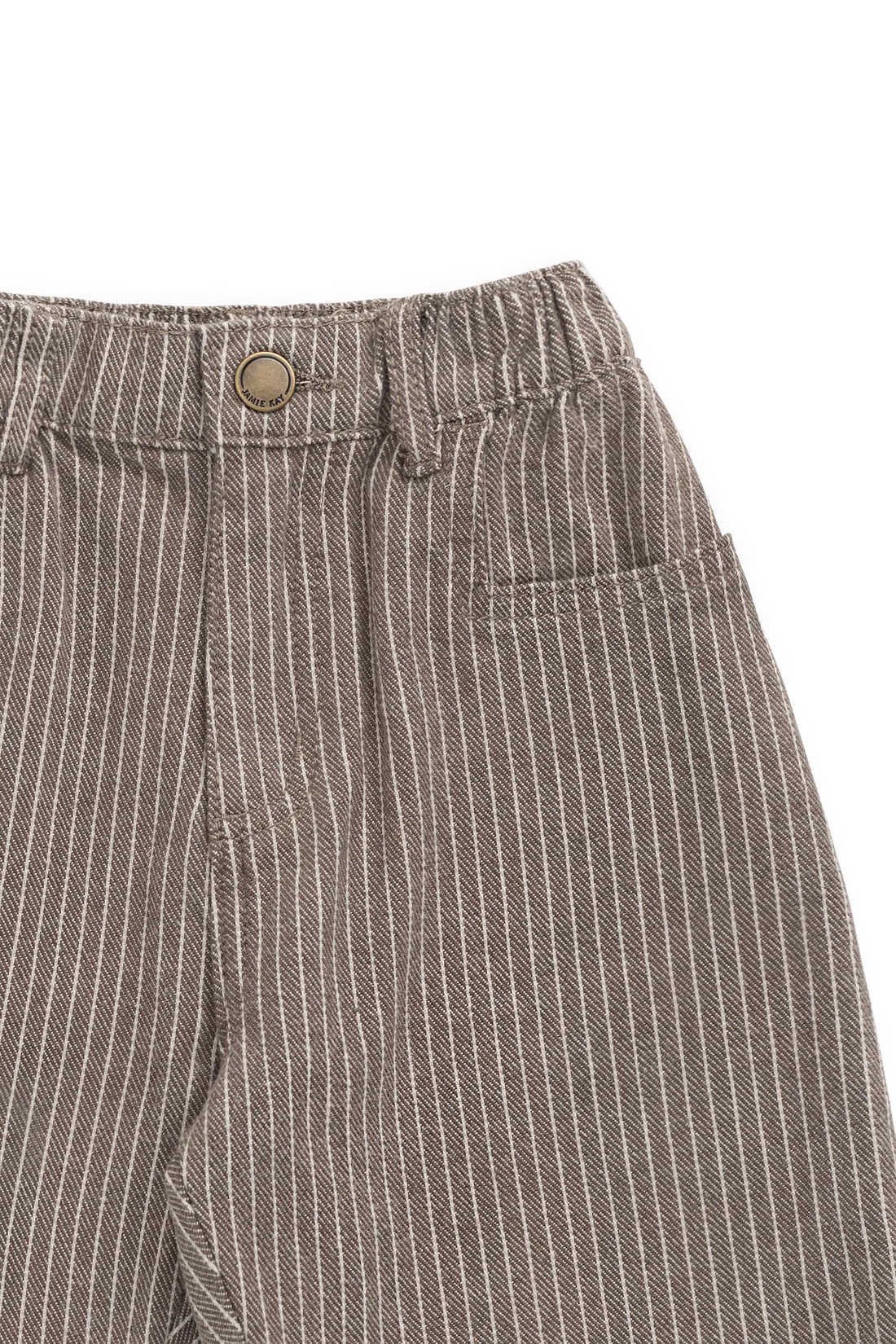 Abel Pant - Mini Pinstripe Cassava / Iroko | Jamie Kay
