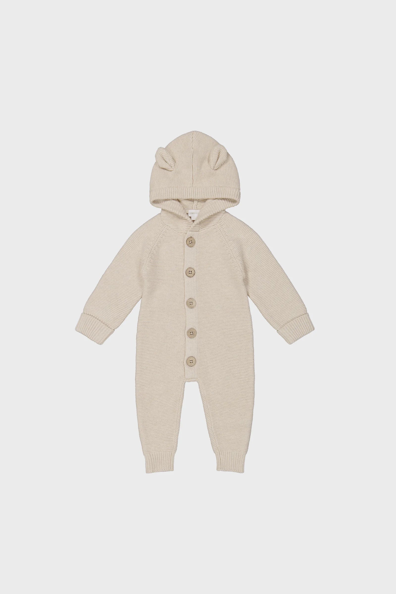 Jack Playsuit - Oatmeal Marle | Jamie Kay