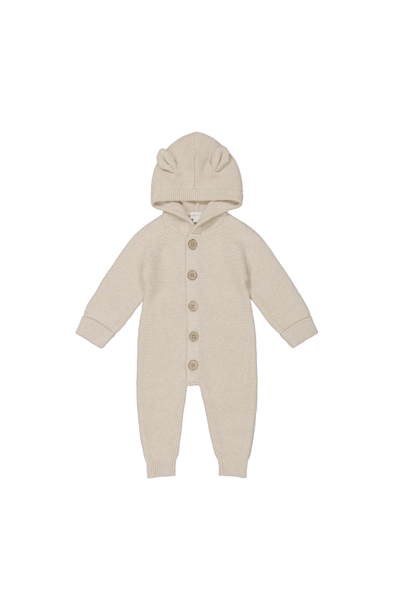 Jack Playsuit - Oatmeal Marle | Jamie Kay