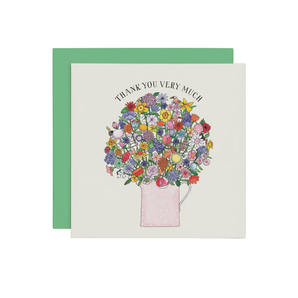 Thank You Very Much (Flowers) - Card | Twigseeds