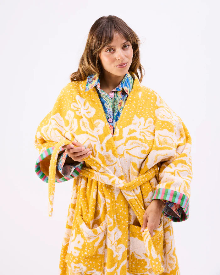 Elsternwig Fig Terry Bath Robe | Kip & Co x Anna Spiro
