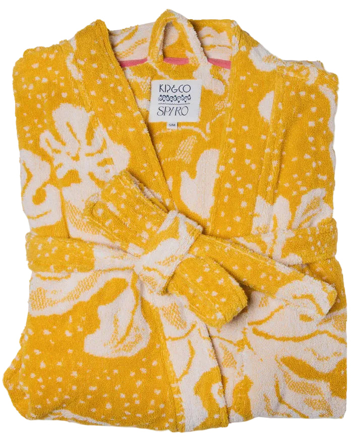 Elsternwig Fig Terry Bath Robe | Kip & Co x Anna Spiro