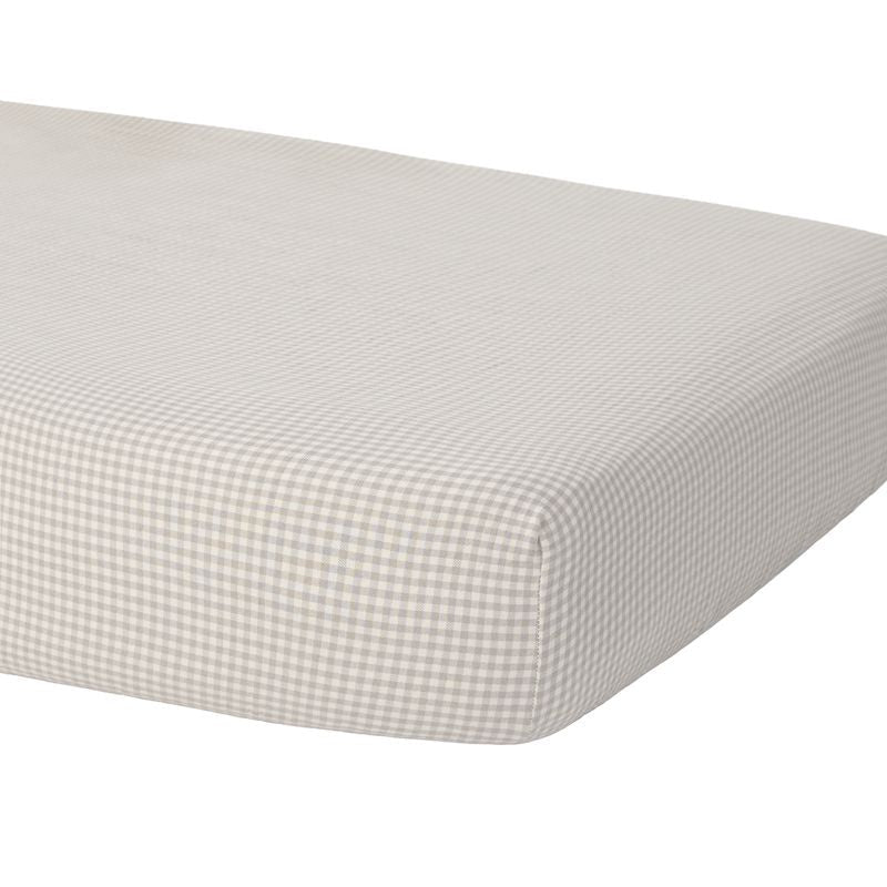 Woven Crib Sheet - Sage Gingham - Sage | Quincy Mae