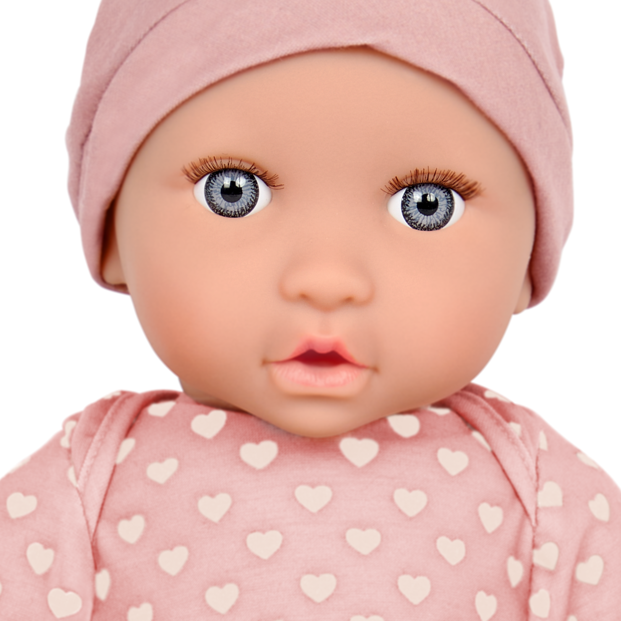 Lullababy 14" Doll with Pink Heart Pajamas | Lullababy