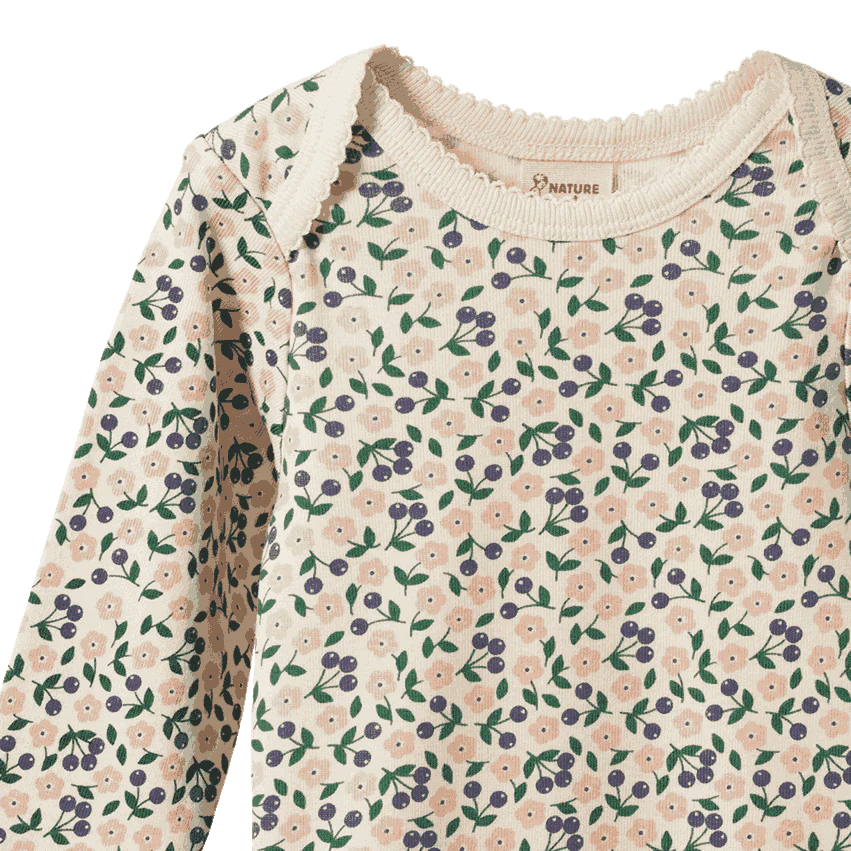 LONG SLEEVE BODYSUIT - Briarwood Print | Nature Baby
