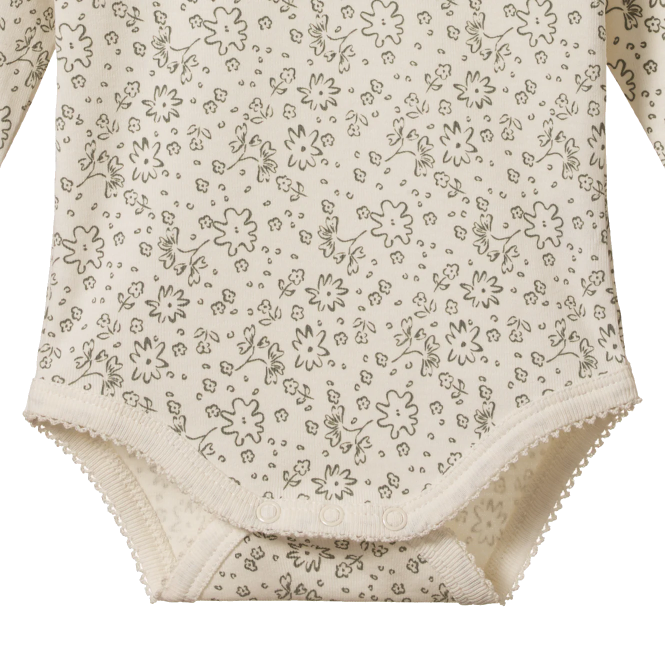 LONG SLEEVE BODYSUIT - Petite Bloomsbury Print | Nature Baby