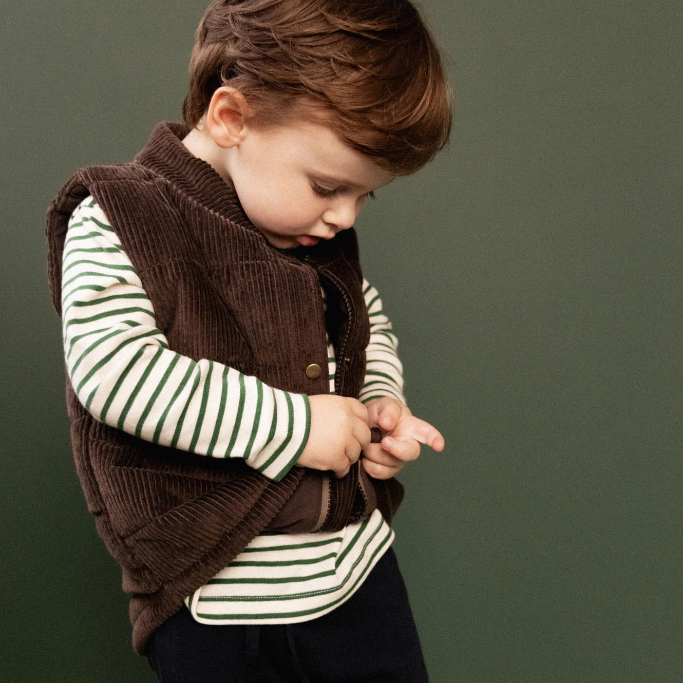 LONG SLEEVE RIVER TEE - Eden Sailor Stripe | Nature Baby