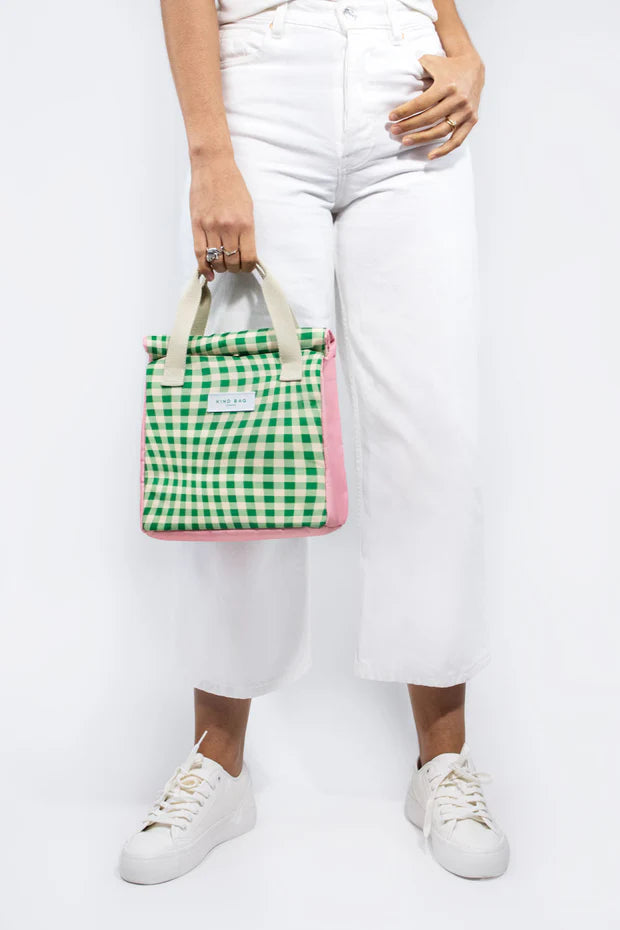 Lunch Bag - Distorted Gingham | Kind Bag