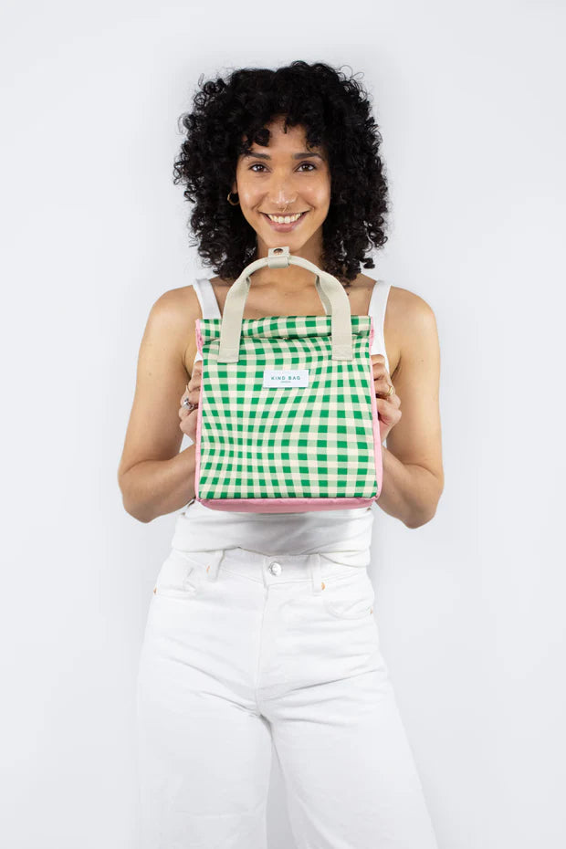Lunch Bag - Distorted Gingham | Kind Bag